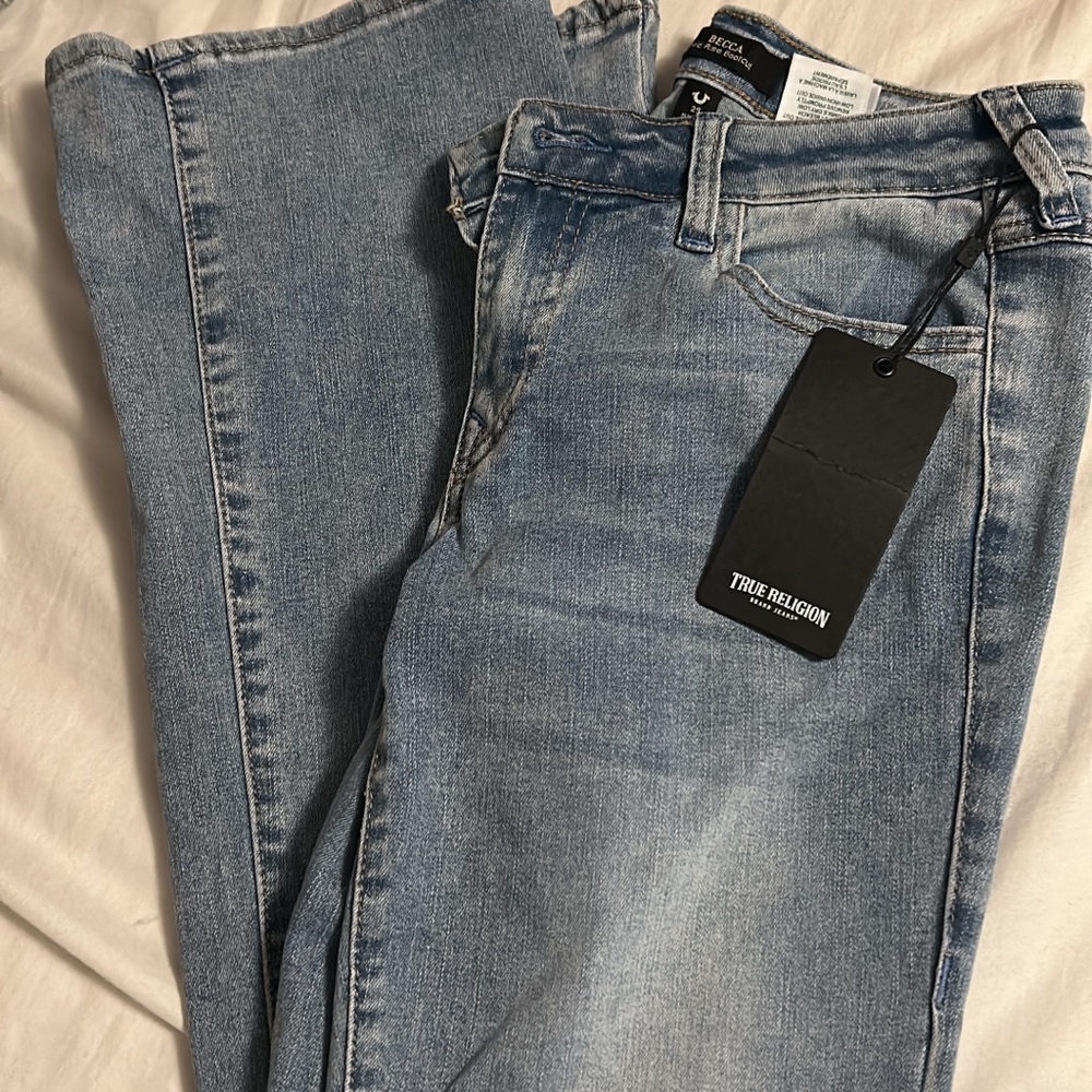 True Religion Men's Denim Jeans in Light Blue